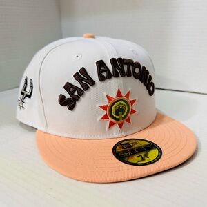 New Era White San Antonio Spurs 2023/24 City Edition 59FIFTY Fitted Hat 7 1/4
